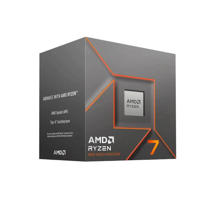 Slika proizvoda AMD Ryzen 7 8700G AM5 BOX + Wraith Spire kuler